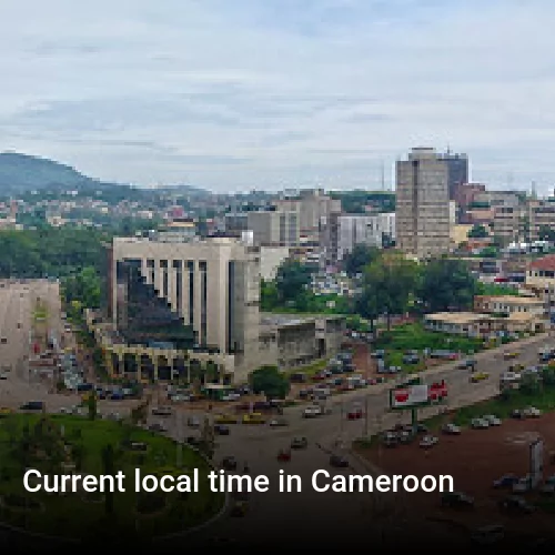 Current local time in Cameroon