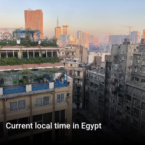 Current local time in Egypt