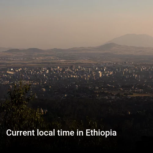 Точное время в стране Эфиопия