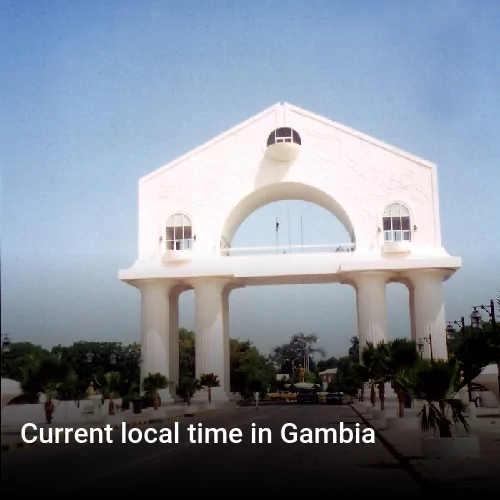 Точное время в стране Гамбия