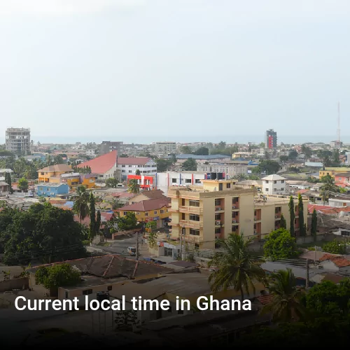 Current local time in Ghana