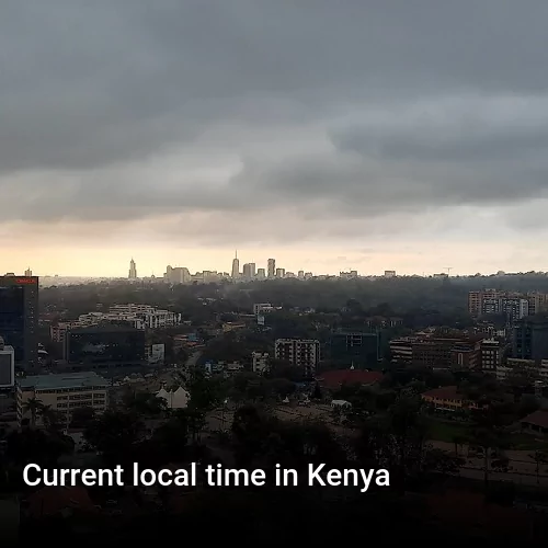 Current local time in Kenya