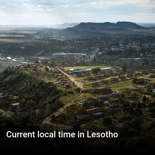 Точное время в стране Лесото