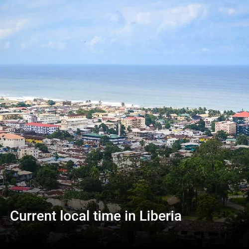 Точное время в стране Либерия