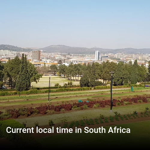 Current local time in South Africa