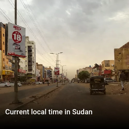 Current local time in Sudan