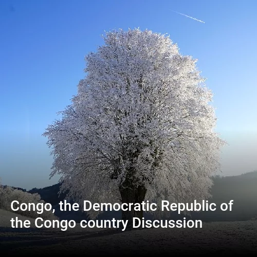 Congo, the Democratic Republic of the Congo country Discussion