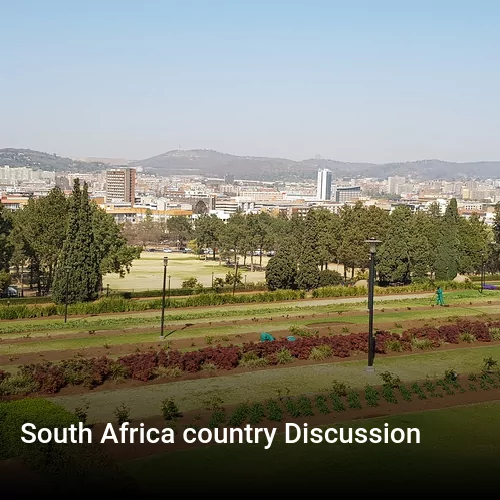 South Africa country Discussion South Africa country Discussion