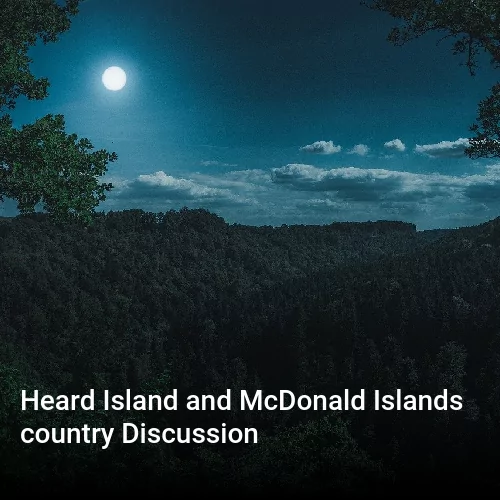 Heard Island and McDonald Islands country Discussion