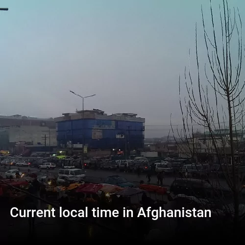 Current local time in Afghanistan