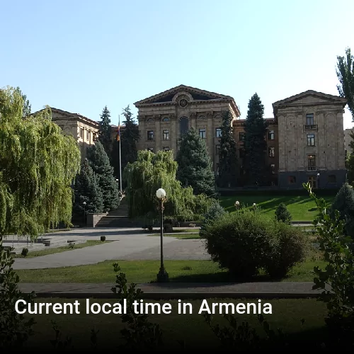 Current local time in Armenia