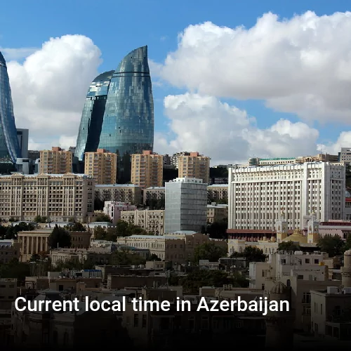 Current local time in Azerbaijan