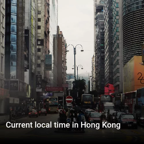 Current local time in Hong Kong