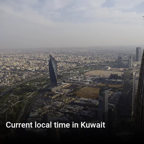 Current local time in Kuwait