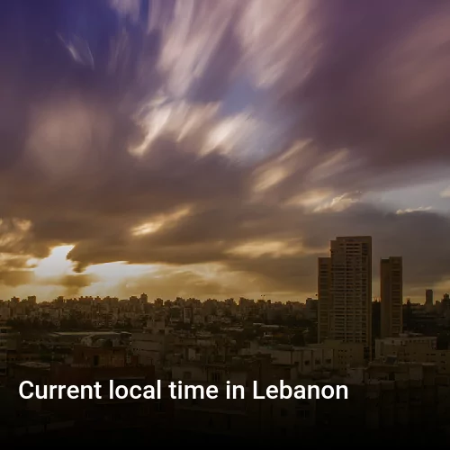 Current local time in Lebanon