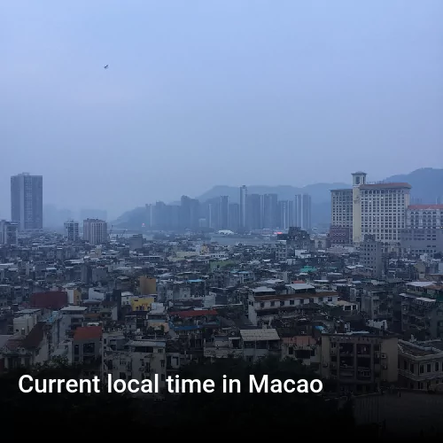 Точное время в стране Макао (особый административный район КНР)