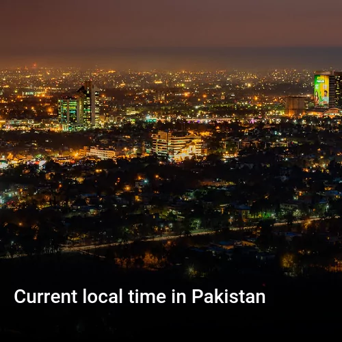 Current local time in Pakistan