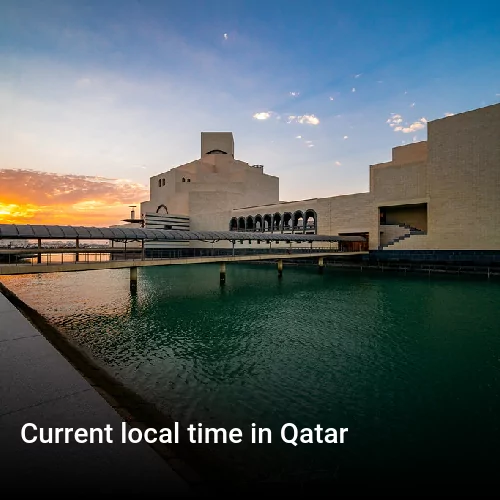Current local time in Qatar