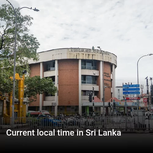 Current local time in Sri Lanka