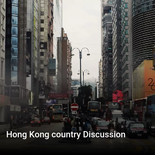 Hong Kong country Discussion