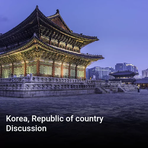 Korea, Republic of country Discussion