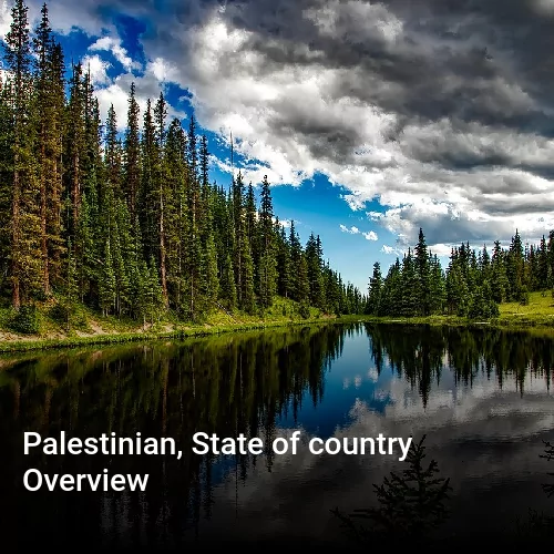 Palestinian, State of country Overview