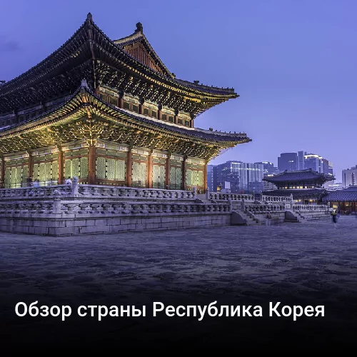 Обзор страны Республика Корея