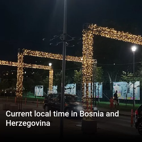 Точное время в стране Босния и Герцеговина
