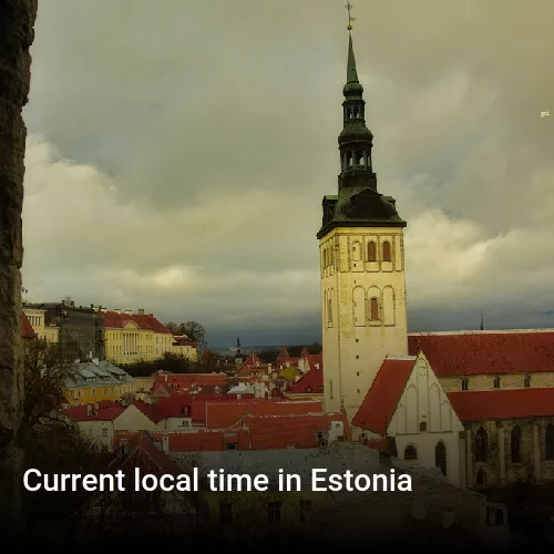 Current local time in Estonia