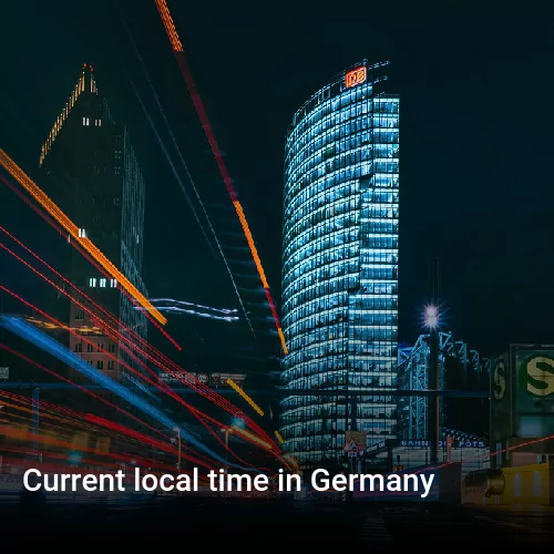 Current local time in Germany