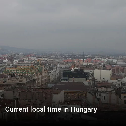 Current local time in Hungary
