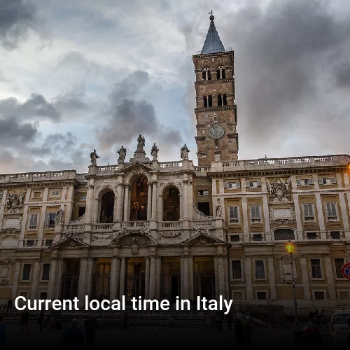 Current local time in Italy