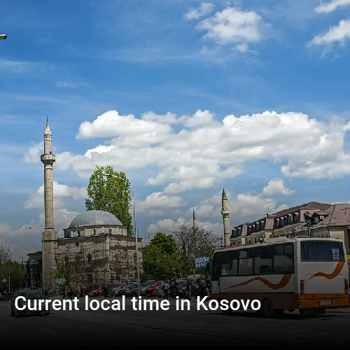 Current local time in Kosovo