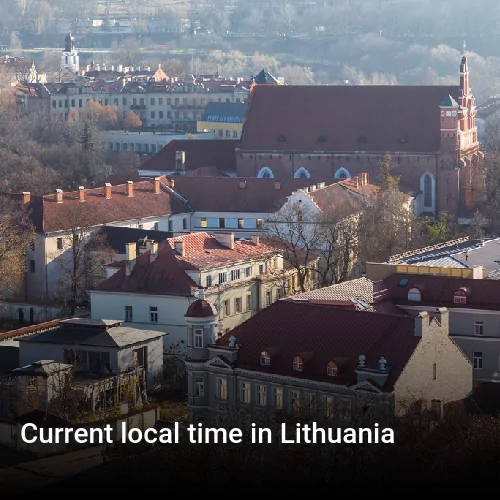 Current local time in Lithuania