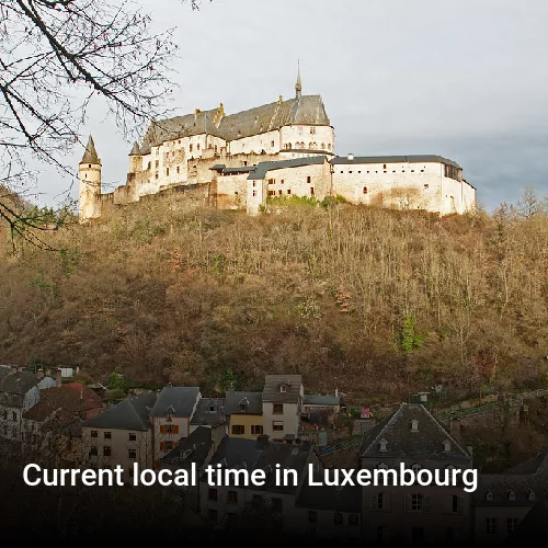 Current local time in Luxembourg