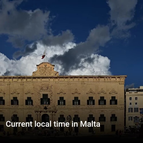 Current local time in Malta
