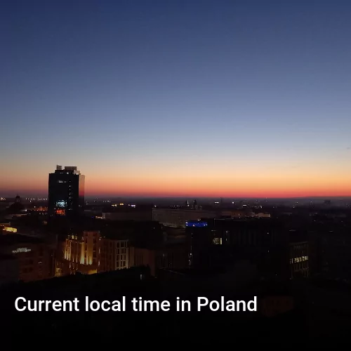 Current local time in Poland