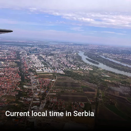 Current local time in Serbia