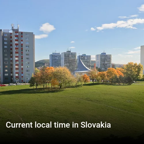 Точное время в стране Словакия
