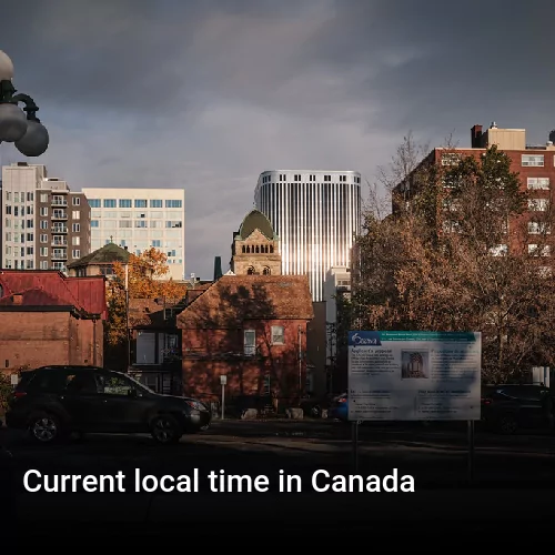 Current local time in Canada
