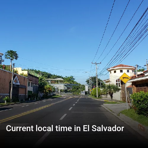 Current local time in El Salvador