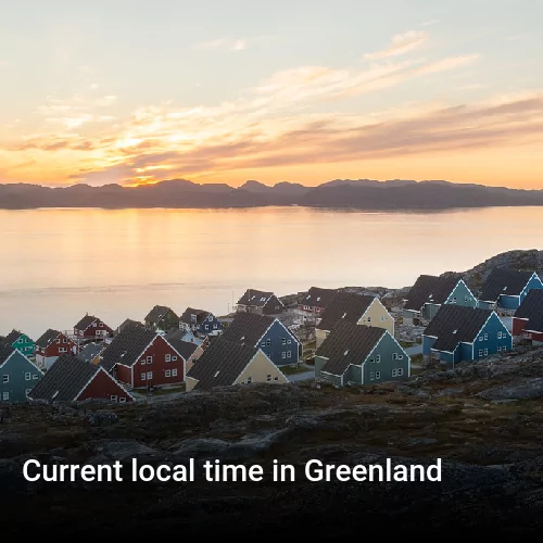 Current local time in Greenland