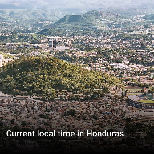 Current local time in Honduras