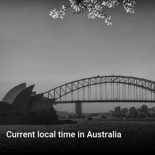 Current local time in Australia