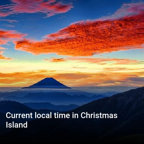 Точное время в стране Остров Рождества
