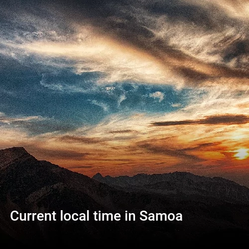 Current local time in Samoa