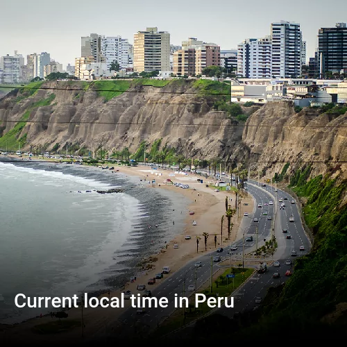 Current local time in Peru