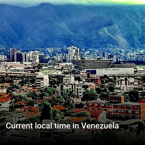 Current local time in Venezuela