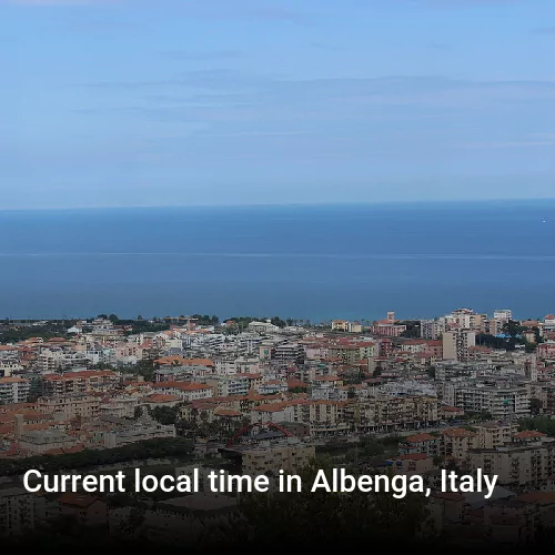 Current local time in Albenga, Italy