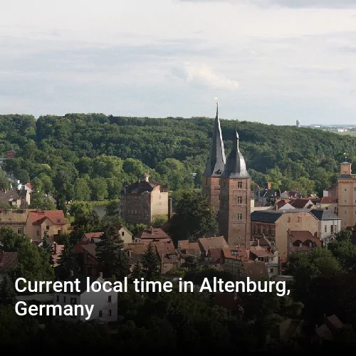 Current local time in Altenburg, Germany